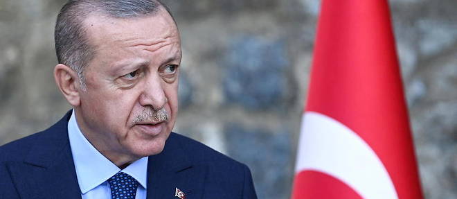 Le president turc, Recep Tayyip Erdogan, a Istanbul, le 16 octobre 2021.

