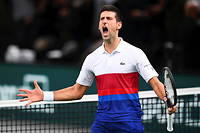 Tennis&nbsp;: Djokovic et Medvedev en finale du Masters 1000 de Paris
