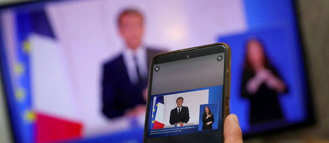 Le chef de l'Etat est apparu comme un candidat en campagne pour une majorite de Francais.
