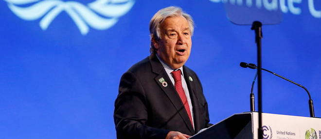 Lors de la COP26 a Glasgow, le secretaire general de l'ONU, Antonio Guterres, a denonce jeudi  les promesses << qui sonnent creux >> dans un monde toujours dependant des energie fossiles, malgre quelques signes encourageants.
