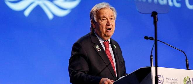 Lors de la COP26 a Glasgow, le secretaire general de l'ONU, Antonio Guterres, a denonce jeudi  les promesses << qui sonnent creux >> dans un monde toujours dependant des energie fossiles, malgre quelques signes encourageants.
