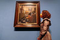 Hommage au peintre Johannes Vermeer dans le doodle du jour