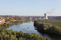La centrale nucléaire Asco, près de Tarragone. L'Espagne compte sept réacteurs, dont deux sont en voie de démantèlement.
