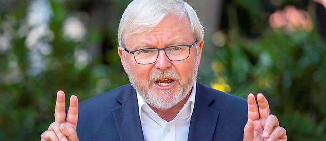Kevin Rudd a Brisbane, en Australie, en octobre 2020.