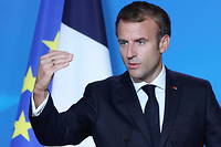 Emmanuel Macron, au mois d'octobre 2021.

