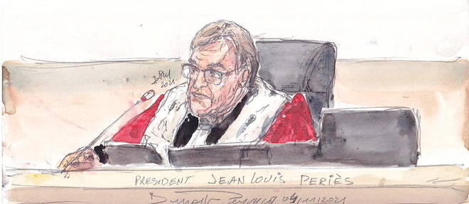Jean-Louis Peries, le president de la cour d'assises specialement composee qui va juger les 20 accuses du proces des attentats du 13 novembre 2015.
