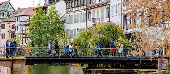  La Petite France, ses maisons à colombages, ses canaux… Un quartier classé par l’Unesco.  ©Frederic MAIGROT/REA