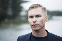 Le Finlandais Arttu Tuominen, pour la parution du « Serment » (La Martinière).
