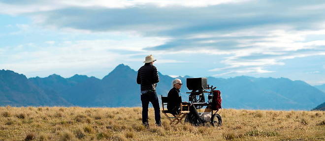 La realisatrice Jane Campion sur le tournage de << The Power of the Dog >>, en Nouvelle-Zelande.