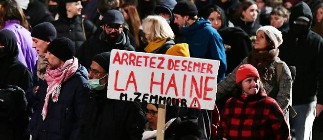 Manifestants et colis pieges, visite tourmentee pour Zemmour a Geneve