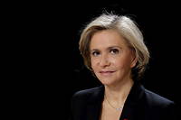 Valérie Pécresse, présidente d'Île-de-France et candidate au congrès des Républicains, à Paris, le 7 mars 2021. 
