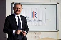 Le maire de la Garenne-Colombes et candidat a l'investiture des Republicains, Philippe Juvin, a l'universite d'ete du parti a La Baule, le 28 aout 2021.
