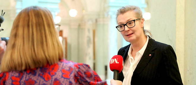 Lina Axelsson Kihlblom, nouvelle ministre des Ecoles en Suede.
