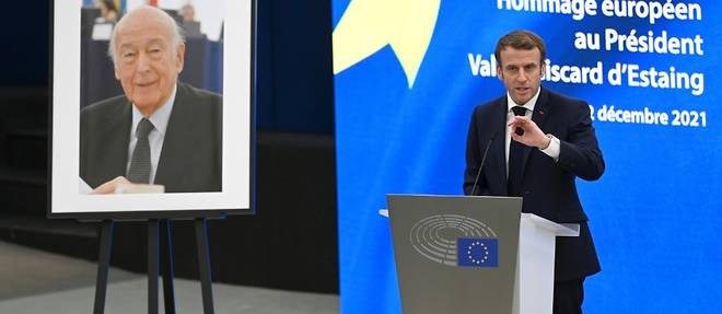 L'hommage de Macron et des dirigeants de l'UE a Giscard d'Estaing, "grand capitaine" de l'Europe