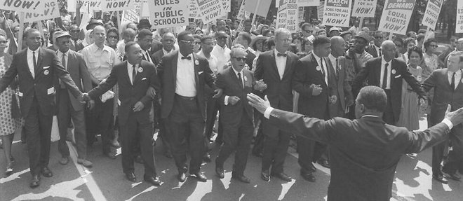 Marche sur Washington pour les droits civiques, le 28 aout 1963. Presque soixante ans plus tard, de fortes disparites persistent.
