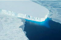 Sous l'effet du réchauffement climatique, des fissures alarmantes pourraient causer la perte du glacier Thwaites, situé dans l'Antarctique, et faire ainsi augmenter le niveau de la mer de 65 centimètres. (Image d'illustration)
