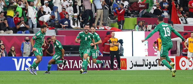 Amir Sayoud a ouvert le score pour l'Algerie en finale de la Coupe arabe.
