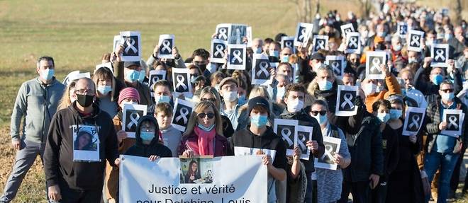 Marche blanche en hommage a Delphine Jubillar, disparue il y a un an