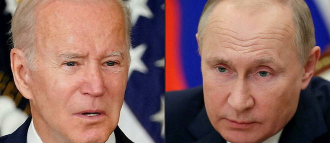 Le president americain Joe Biden a indirectement menace Vladimir Poutine de represailles en cas d'invasion russe en Ukraine. (image d'illustration)
