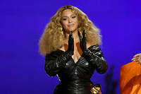 Beyoncé le 14 mars dernier lors des Grammy Awards.
