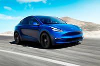C'est notamment grâce au Model Y (photo), version SUV du Model 3, que Tesla a vu ses ventes exploser en 2021.
