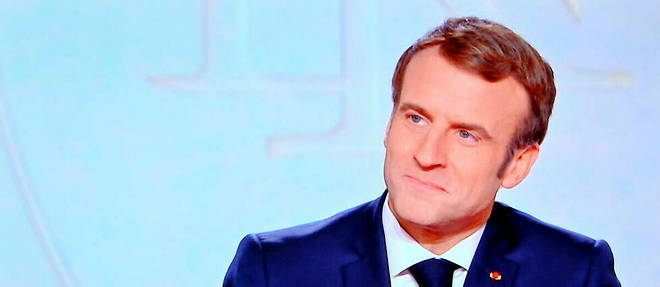 Emmanuel Macron le 15 decembre 2021.
