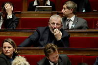 Le député François Pupponi lors d'un session à l'Assemblée nationale le 3 avril 2021. 
