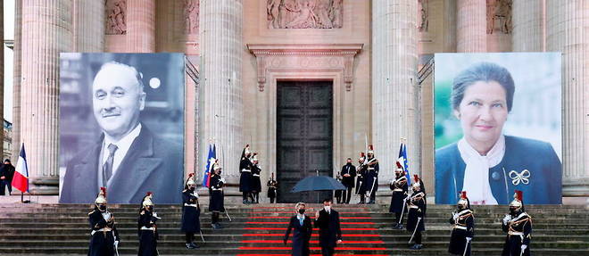 Emmanuel Macron et Ursula Von der Leyen ont rendu hommage a Jean Monnet et Simone Veil au Pantheon, afin de marquer le debut de la presidence francaise de l'UE.
