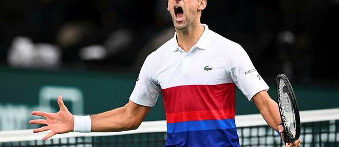 Novak Djokovic à Paris le 6 novembre 2021.
