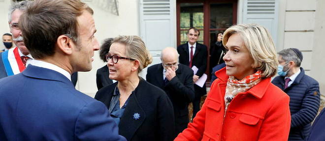 Emmanuel Macron et Valerie Pecresse le 26 octobre 2021.
