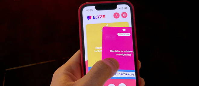 L'application Elyze s'est hissee, en une semaine, en tete des applications les plus telechargees.
