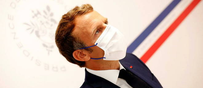 Emmanuel Macron, en aout 2021.
