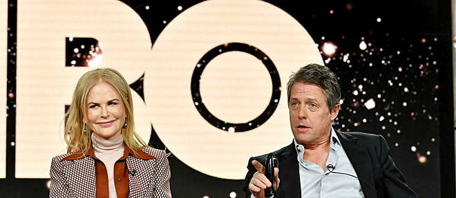Nicole Kidman et Hugh Grant lors de la presentation de la serie << Undoing >>.
