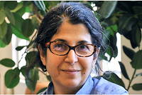 Portrait de Farida Adelkhah, incarcérée en Iran.
