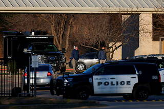 Les quatre otages ont été séquestrés pendant plus de dix heures, dans cette synagogue de Colleyville, au Texas, le 15 janvier 2022. 
