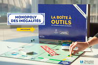 Le « Monopoly des inégalités » est un partenariat entre Hasbro et l'Observatoire des inégalités.
