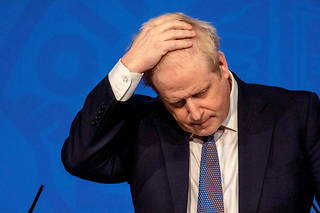 Le Premier ministre britannique, Boris Johnson, le 4 janvier 2022.
