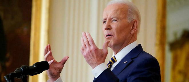 Joe Biden a egalement annonce mercredi qu'il choisirait a nouveau son actuelle vice-presidente, Kamala Harris, pour etre sa colistiere s'il se represente a l'election presidentielle en 2024.
