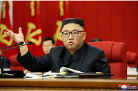 La Coree du Nord et Kim Jong-un ont evoque, jeudi, une possible reprise des essais de missiles nucleaires et balistiques a longue portee, lors d'une reunion du bureau politique. (image d'illustration)
