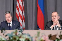 Les chefs de la diplomatie russe et américaine, Sergueï Lavrov et Antony Blinken, se retrouvent vendredi à Genève pour une ultime tentative de désamorcer la crise ukrainienne, après  un intense ballet diplomatique qui avait commencé il y a 11 jours, déjà à Genève, entre leurs adjoints. (image d'illustration)
