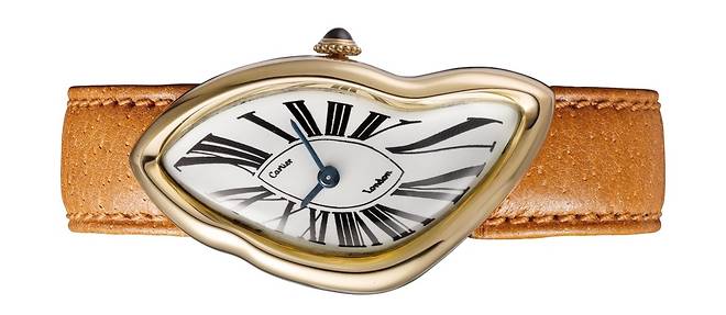 Lancee en 1967, la Cartier Crash est devenue le symbole meme des montres a chiffres romains destructures.
