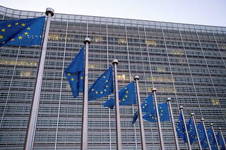 Le Berlaymont, siège de la Commission européenne à Bruxelles.
