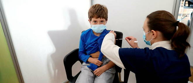 Si la vaccination des 5-11 ans est ouverte, le succes n'est pas au rendez-vous (photo d'illustration).
