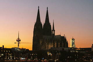 La célèbre cathédrale catholique de Cologne.
