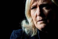 <SPAN class="dflt-txt dflt-txt--lgnd g-gotham-book glbl-txt-alg-ctr">Marine Le Pen, candidate du RN à l’élection présidentielle.</SPAN> ©SAMEER AL-DOUMY