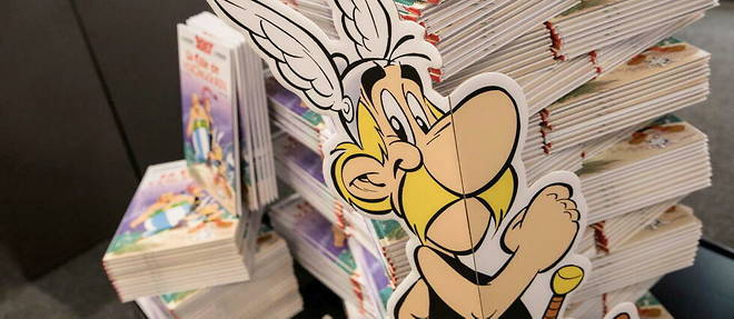 1,55 million d'exemplaires  d'"Asterix et le griffon"  ont ete vendus a en 2021, faisant le bonheur du groupe Hachette (image d'illustration).
