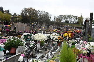 Un cimetière fleuri lors de la Toussaint (photo d'illustration).
