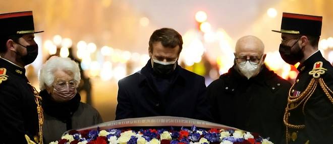 Macron commemore la Shoah sous l'Arc de triomphe