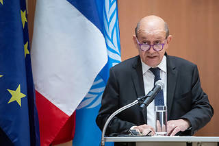 Le chef de la diplomatie française, Jean-Yves Le Drian.
