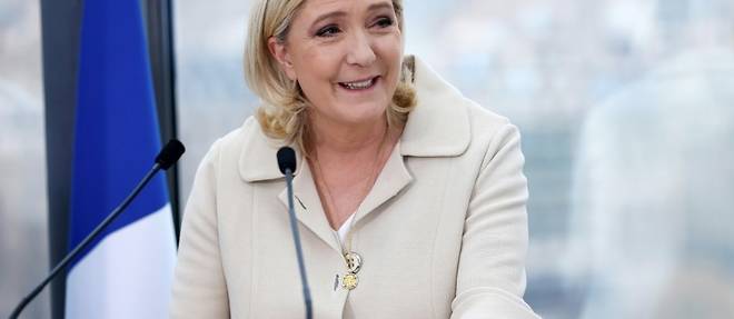 Marine Le Pen avec ses allies europeens a Madrid pour eteindre le feu francais
